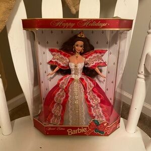 BARBIE - 1997 10th Anniversary Happy Holidays Special Edition Barbie